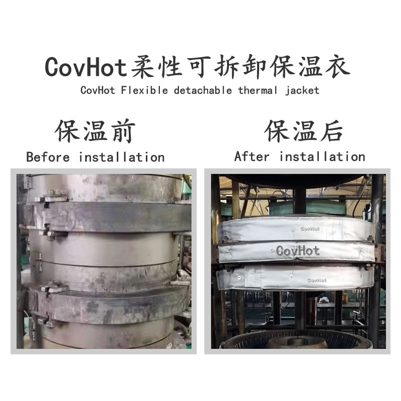 硫化機(jī)使用可拆卸保溫套有什么用途？